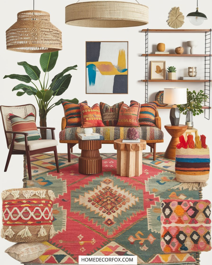 Bohemian Living Room Design Ideas