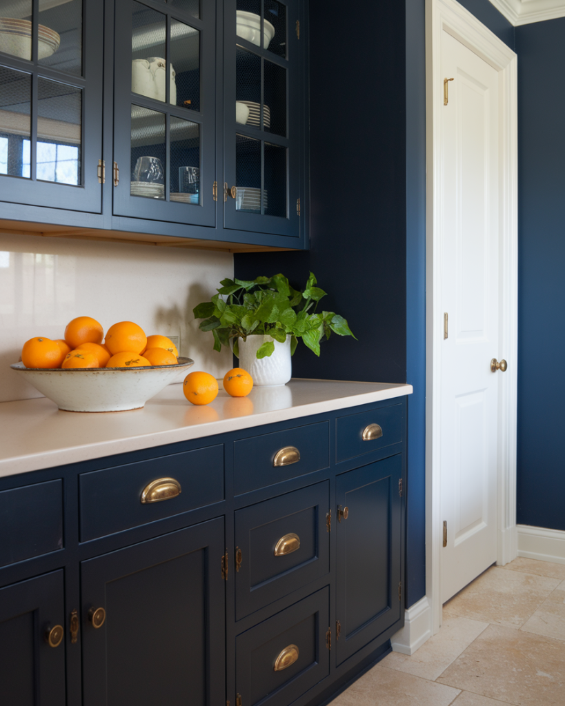 Navy Kitchen Cabinet Ideas