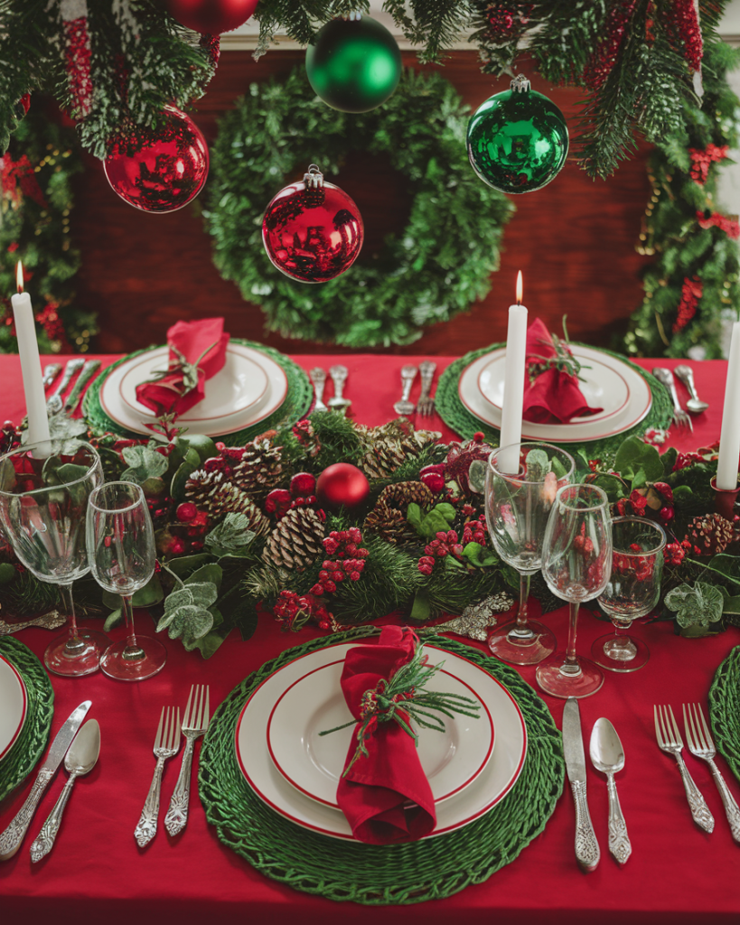 Christmas Table Decorations deas