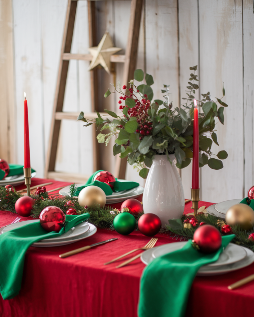 Christmas Table Decorations deas