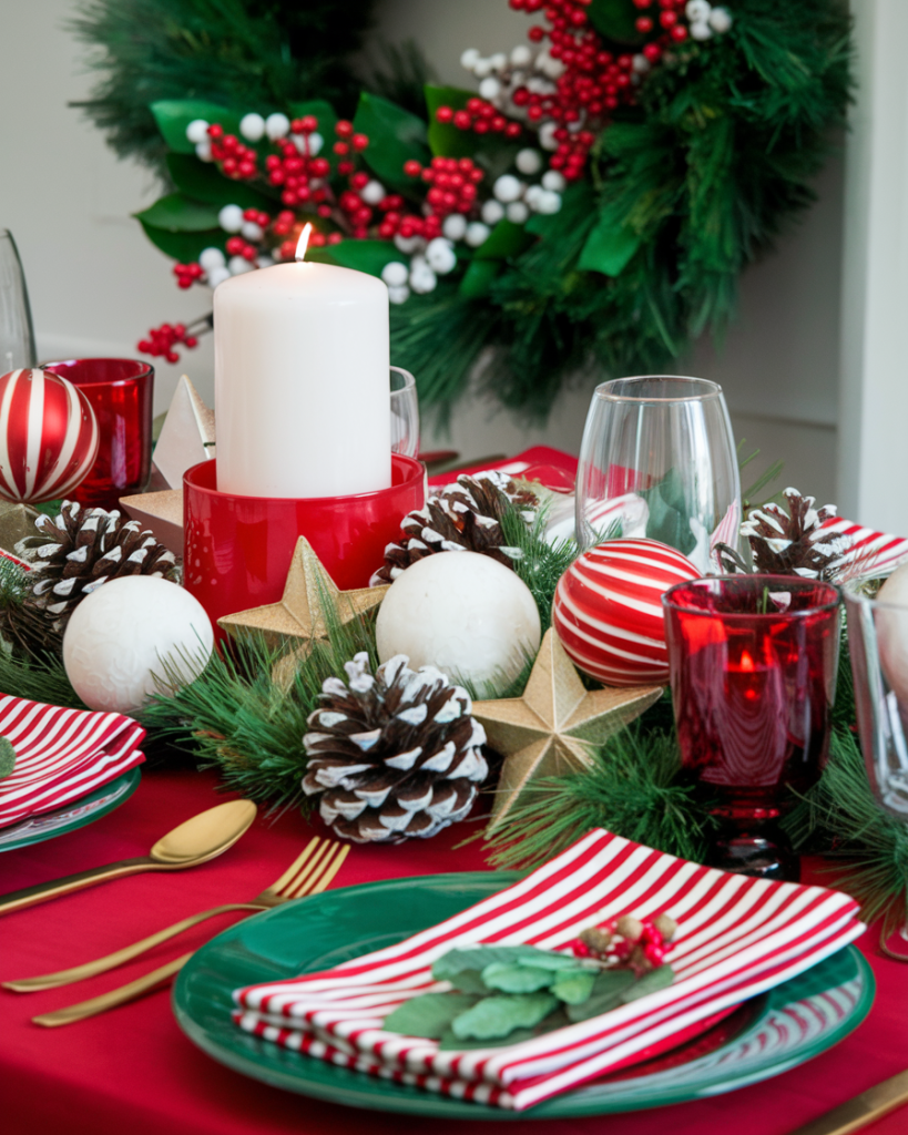 Christmas Table Decorations deas